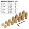 4/5/6/8/12/13/14pc Motocross Brass Wheel Balance Spoke Weights for KTM Husqvarna Yamaha Honda Suzuki Kawasaki Beta GasGas Sherco