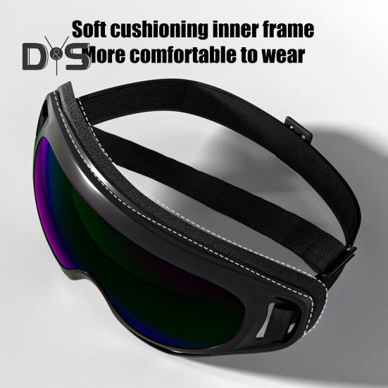 Ochelari de protecție pentru câini, ochelari de soare anti-vânt, praf, ceață, protecție UV, ochelari de soare pentru animale de companie, cu curea reglabilă, pentru schi, călătorii cu animale de companie