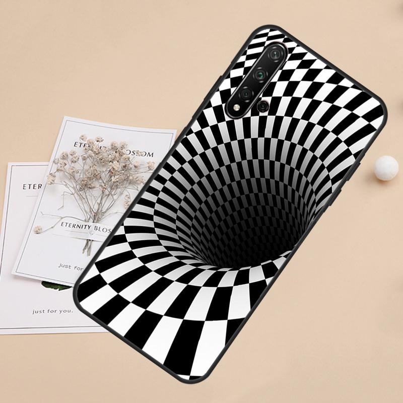 Crazy Checkered For Huawei Nova 10 9 SE 3i 7i 8i 11i 12i Y60 Y61 Y70 Y72 Y73 Y90 Y91 P20 P40 P30 Lite Case