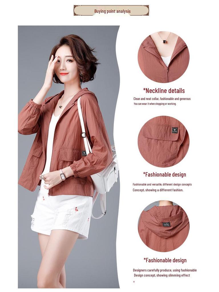 Lightweight Versatile Plus Size Sun Protection Jacket for Summer