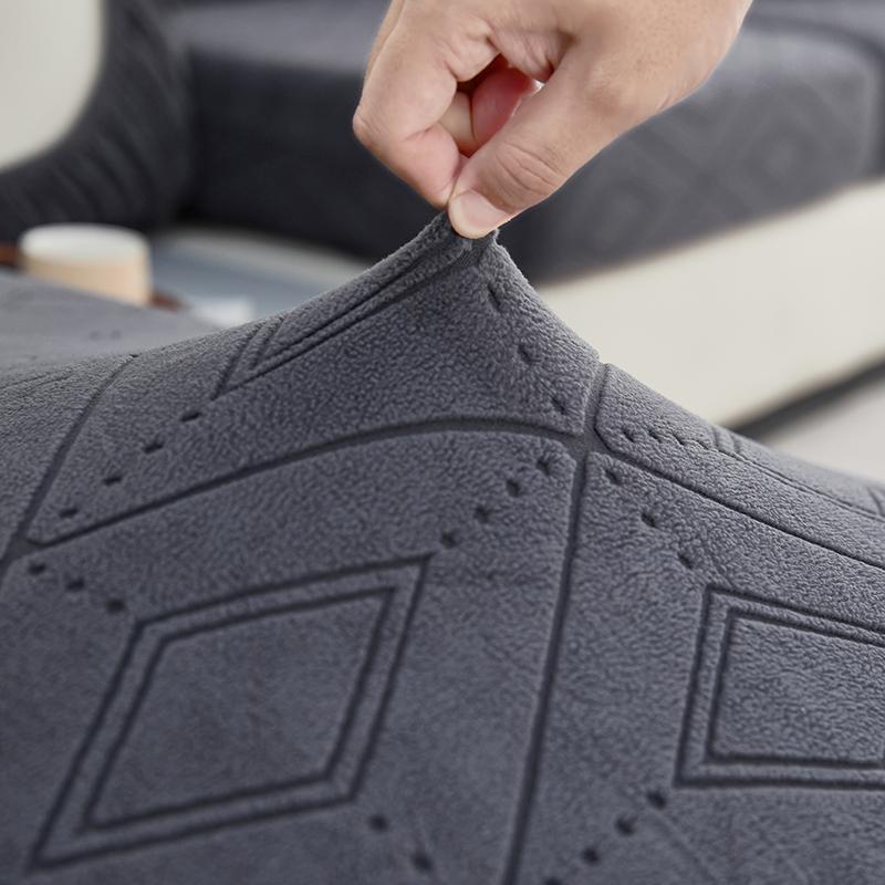 Knitted Jacquard Sofa Seat Cover, Washable Elastic Cover, Living Room Sofa Cushion, Home, El, 1Pc