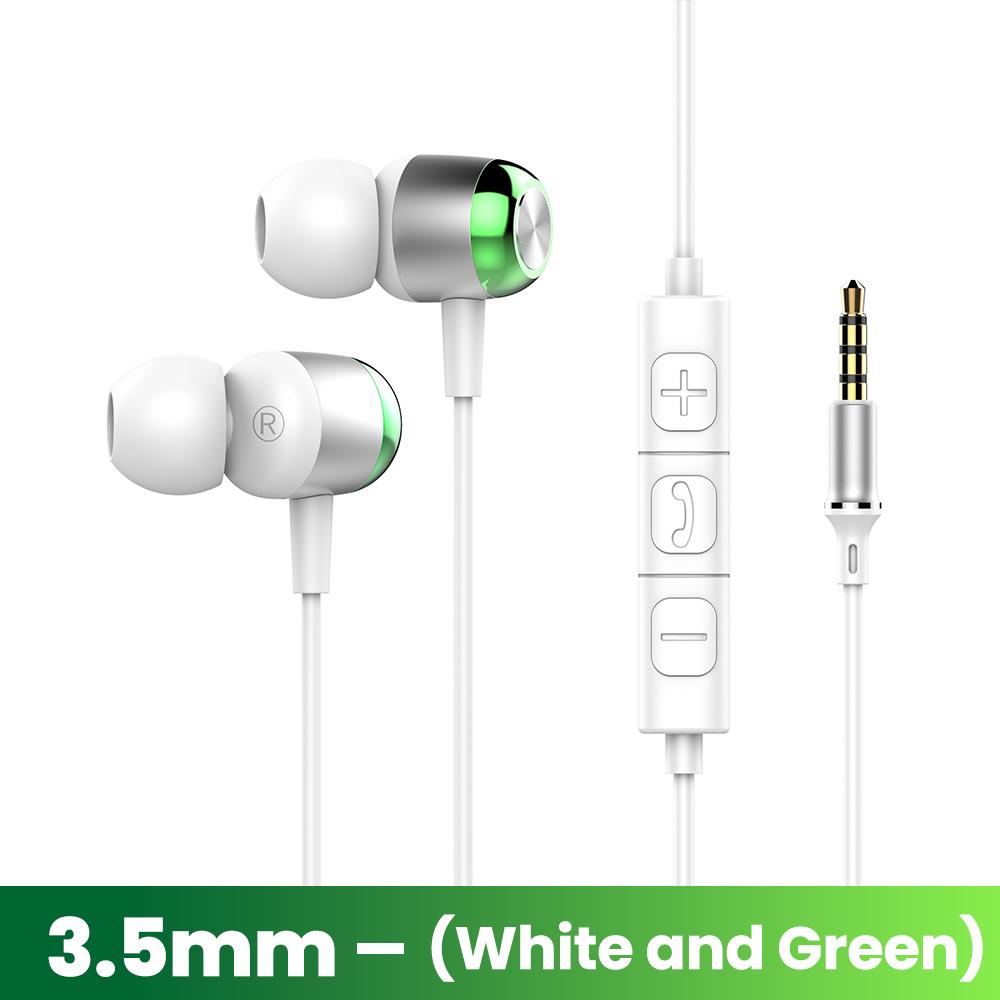 

Type-C DAC / 3.5mm Headphones Wired Sports Earbuds Mobile Phones In-ear Wired Earphones Stereo Headset With Mic Volume Control