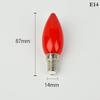 1Pc Led Altar Bulb E12/E14 Red Candle Buddha Lamp Temple Decorative Lamp