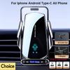 Wireless Charger For Car Mobile Cell Phone Holder Support For Mobile Car Mount Automotive Electric Induction Auto Clamping