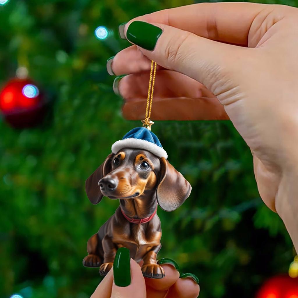 Stuff For Lovers Cartoon Cute Dog Car Hanging Home Tree Pendant Christmas Tree Pendant Home Christmas Baskets With Lights