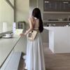 Sanya Resort Backless Slimming Summer Halter Dress with Big Hem