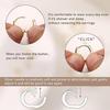Gold-Plated Brass Hoop Earrings Fashion Set - European & American Design