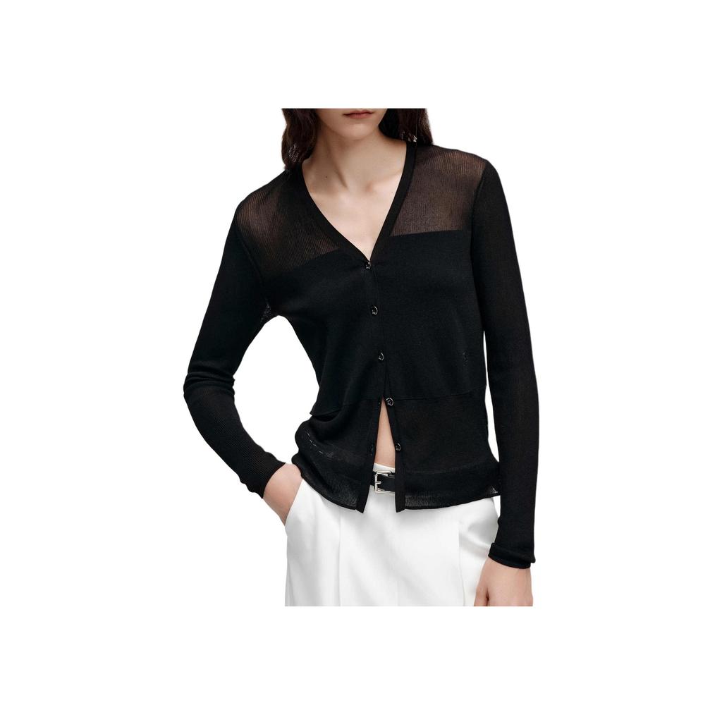 Karl Lagerfeld French Elegant Daily Commuting Dating Outfit Light Luxury Texture Trendy Outing Party Button Solid Color Cardigan Knitwear K26L2202