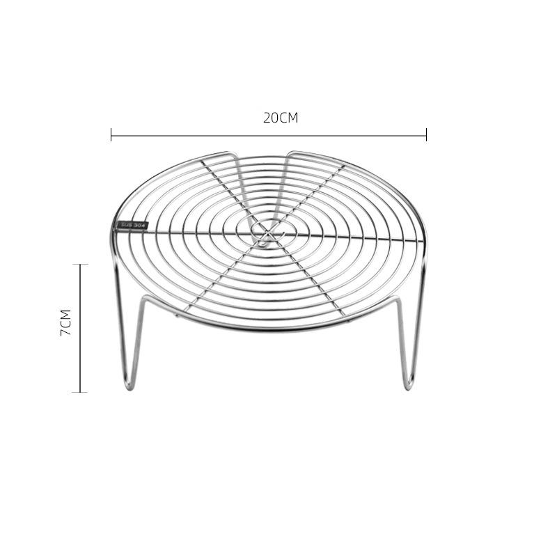 Stainless Steel Steamer Rack Multifunction Pot Steaming Grid Tray Dumplings Eggs Grill Stand Kitchen Tableware Cooking Utensils