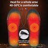 USB vyhrievacia vložka do topánok, Elektrický ohrievač nôh, Nabíjateľné vyhrievanie powerbankou, Prateľné, Veľkosť sa dá strihať