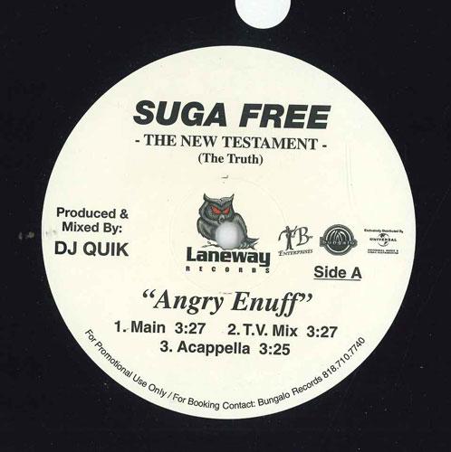 

12inch Record SUGA FREE Angry Enuff NONE LANEWAY 2004 US Rap HipHopRB Used
