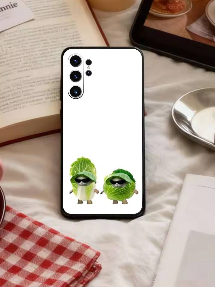 Goofy Cats Big Eyes Phone Case For Samsung S26,S25,S24,S23,S22,S21,S20,Plus,Fe,Lite,Others Black Cover