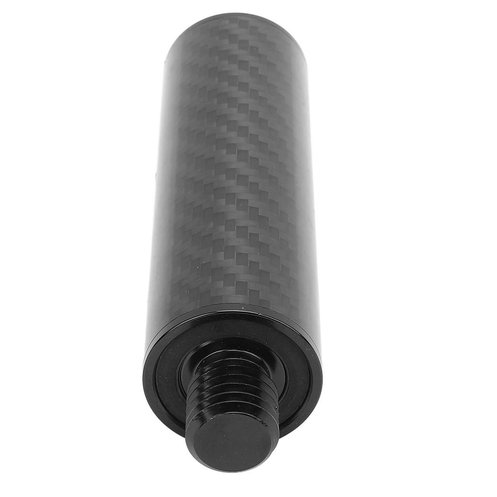 4 Inch Carbon Fiber Billiard Pool Cue Extension Pool Cue Extender with Rubber Bumper