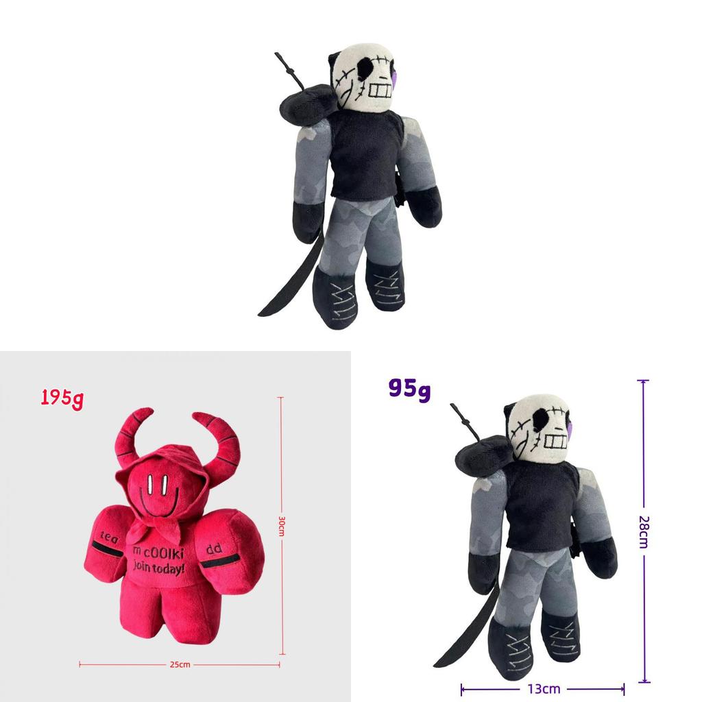 Roblox Forsaken Slasher Plush Toy With Soft Water Crystal Plush For Collectors