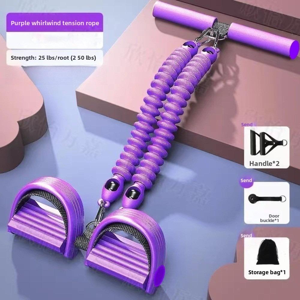 Non-Slip Foot Pedal Resistance Band Multifunction Home Gym Equipment  for Men Women