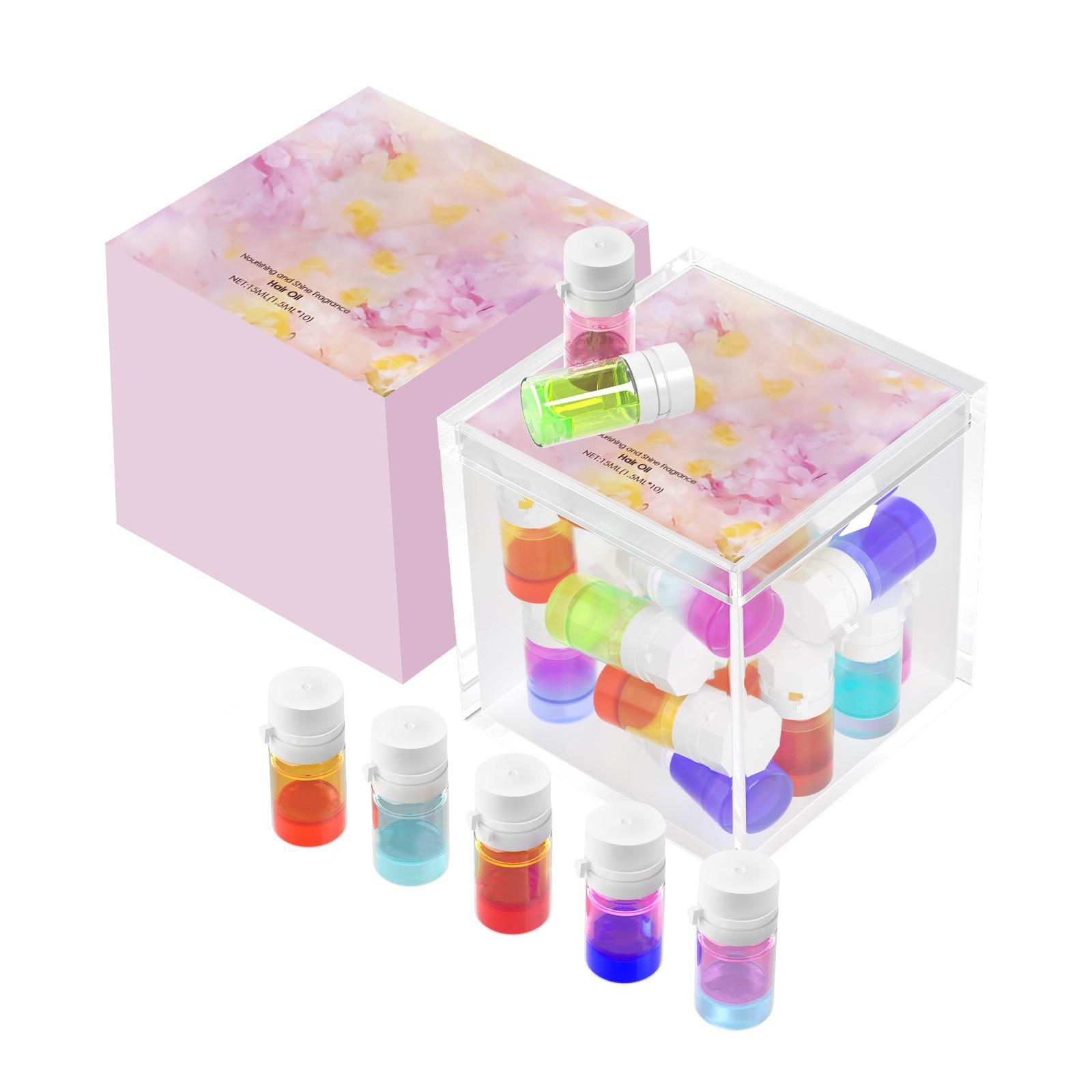 

1,5 мл*10 шт парфюмированное масло для волос 2-в-1 камелия питание для вьющихся волос парфюмированное масло для женщин One Size белый