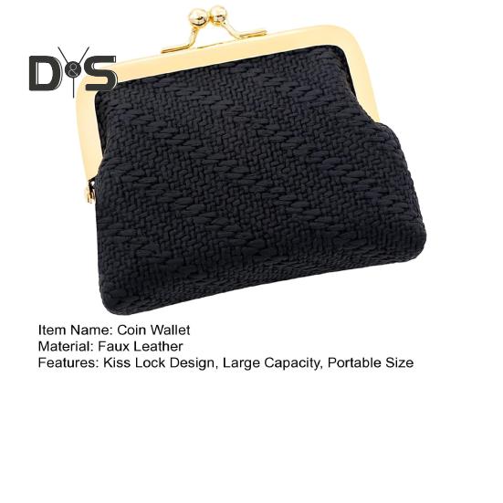 Mini Tragbare Münzbörse Kunstleder Kiss Lock Wechselgeldbeutel Mehrzweck Schlüssel Kopfhörer Schmuck Lippenstift Kosmetik Zubehör Aufbewahrungstasche mit