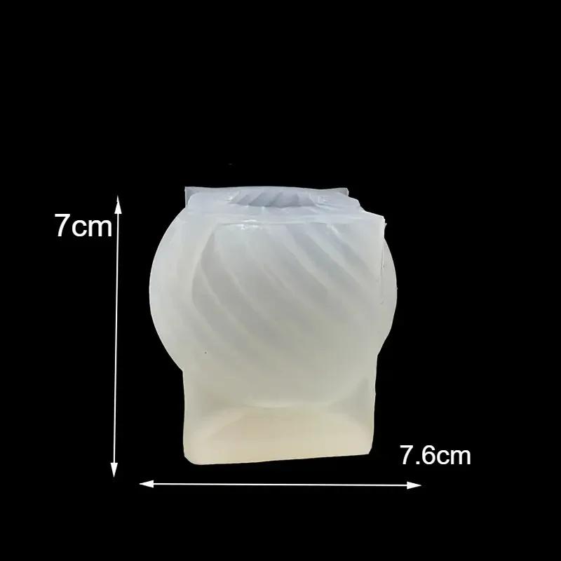 Latest Models Ball Candle Resin Silicone Mould - Reusable Round Craft Mould for DIY Holiday Decor Jewelry Making Handmade Gifts
