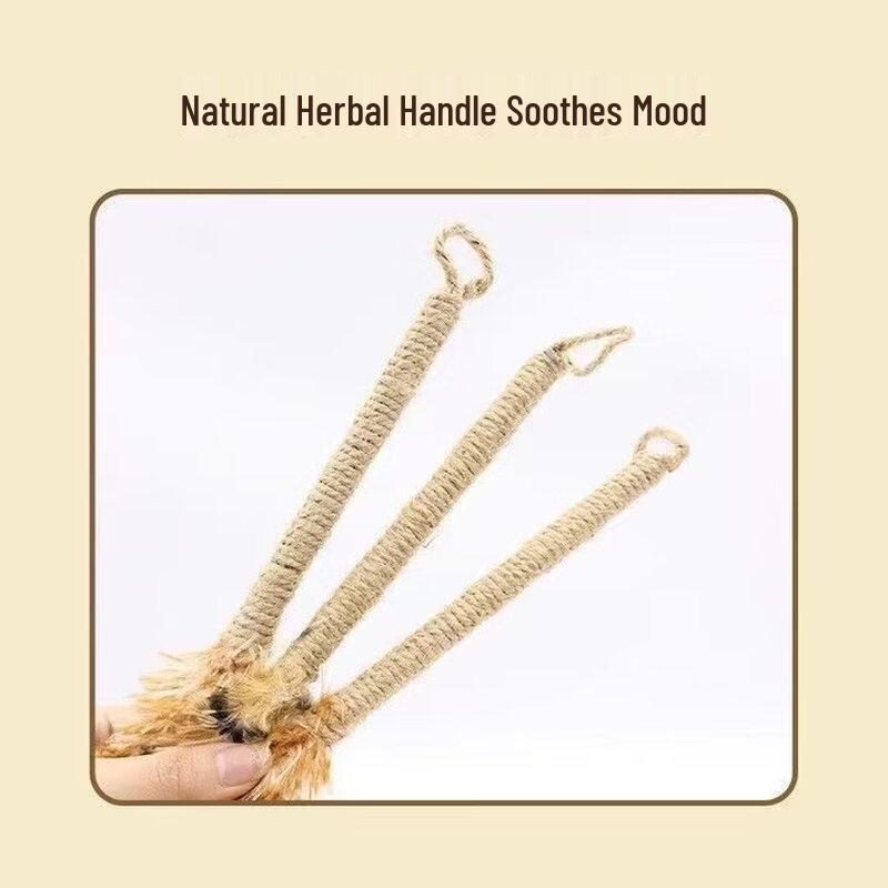 Wutuo Feather Cat Teaser Wand Toy