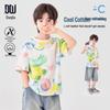 Duoduojia Boys' Summer Cool-Touch Tie-Dye Short Sleeve T-Shirt