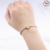 copper Authentic Simple Zircon Gold Plated Diamond Bead Collection Isolation Bead Charms Compatible With Bracelets Women Jewellery Valentine Fine Gift