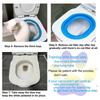 Katzen-Toilettentrainingsset Wiederverwendbare Welpen-Katzenstreumatte Katzen-Toilettentrainer Toilette Haustiere Reinigung Katzen-Toilettentrainingswerkzeug