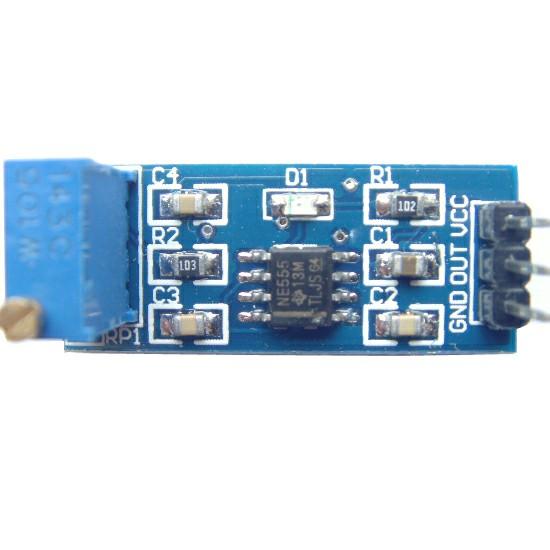 NE555 Pulse Generator Square Wave Rectangular Wave Small Signal Generator Module Adjustable Frequency