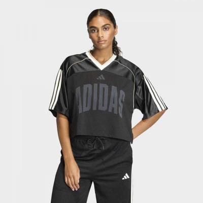 Women S looSe FiT Crop deSign STadium meSh T ShirT