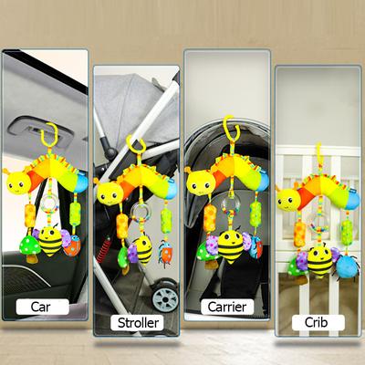Baby Toys for 0 3 6 12 Months RainboActivity Plush Animal Stroller Hanging Toy for Baby Car Seat Crib Travel Sensory Baby Toys