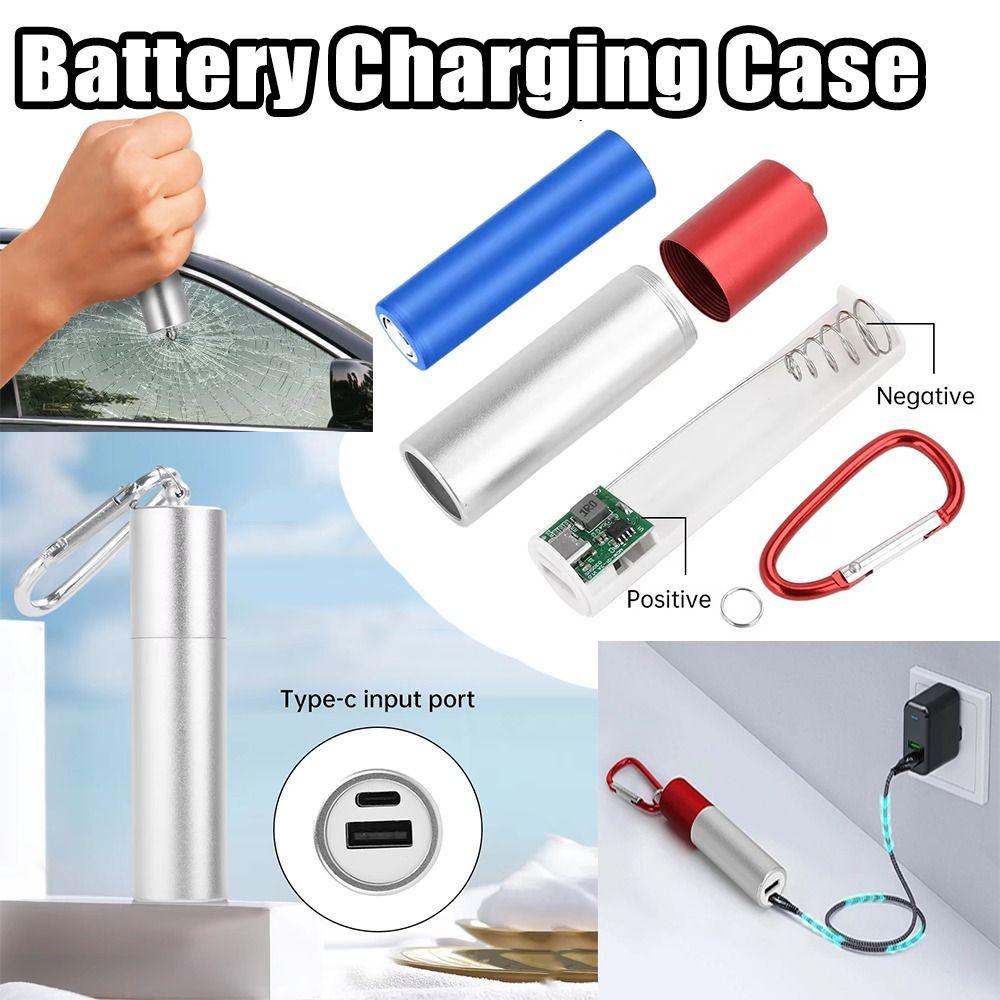 Empty 18650 21700 Battery Holder Universal Battery Storage Box  for Mobile Power Supply