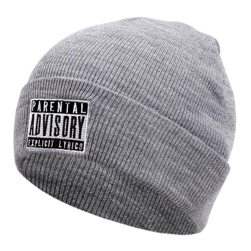 

Adv Embroidery Winter Hat For Men Skullies Beanies Women Fashion Warm Cap Unisex Elasticity Knited Hats Hip-Hop Bonnet Cap