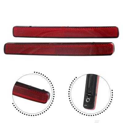 2pcs Car Rear Bumper Reflector- For Ssangyong- For Rexton- 2006 2008 2010 2012 2013 2014 15 16 17 For KYRON- Car Accessories-