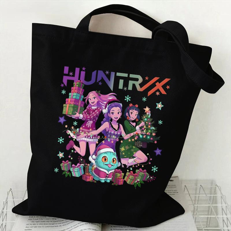 Hot sale Kpop Korean Witch Hunter Girls Group Printed Canvas Bag Student Daily Handbag Shopping Bag