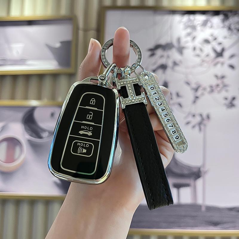 Toyota Key Cover: Fits Highlander, Camry, Levin, C-HR, Avalon & RAV4 Remotes