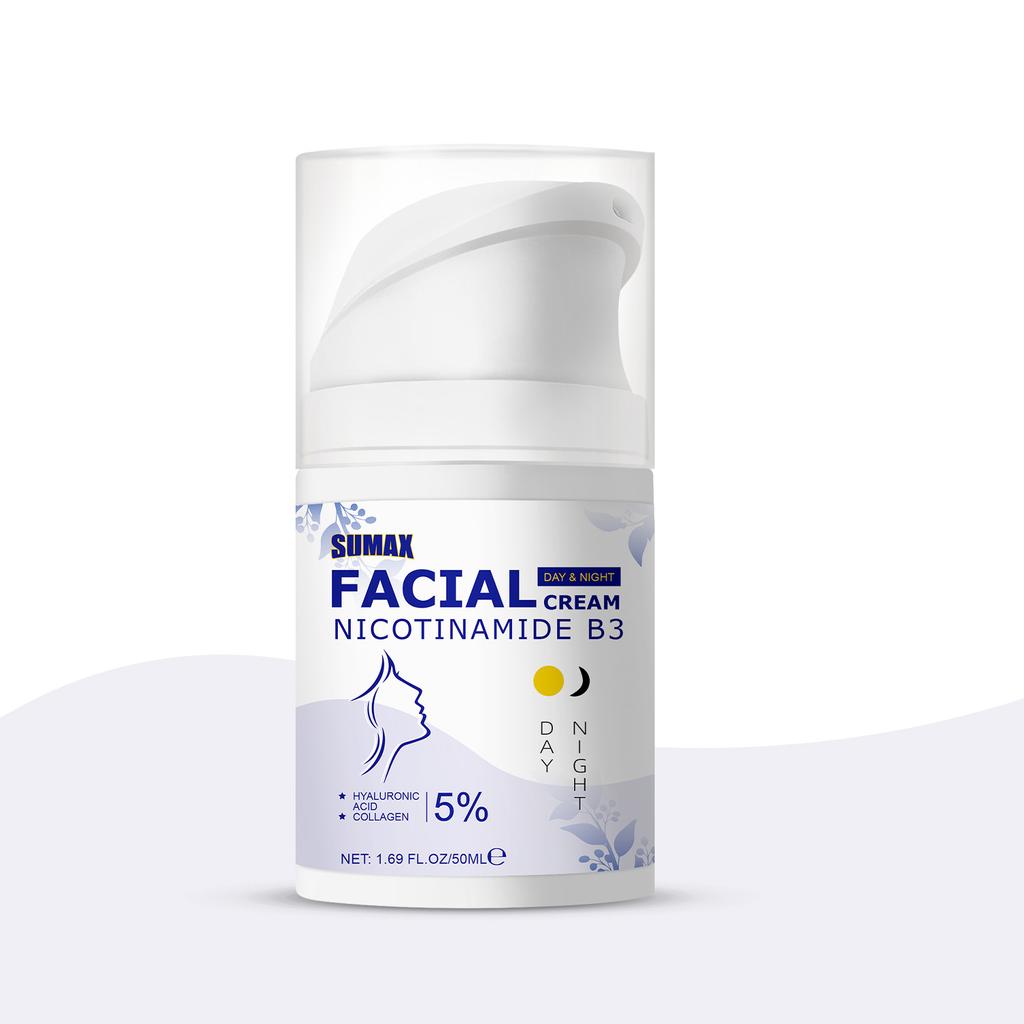 C50ml Niacinamide B3 Face Cream Mooth Delicate Radiant and Translucent Rapid Absorption of Skin Retinol Anti Aging Serum