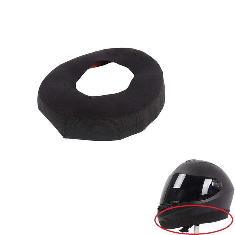 Gonna per casco da moto Riduttore rumore del vento Accessori Caldo Blocco vento per casco nero