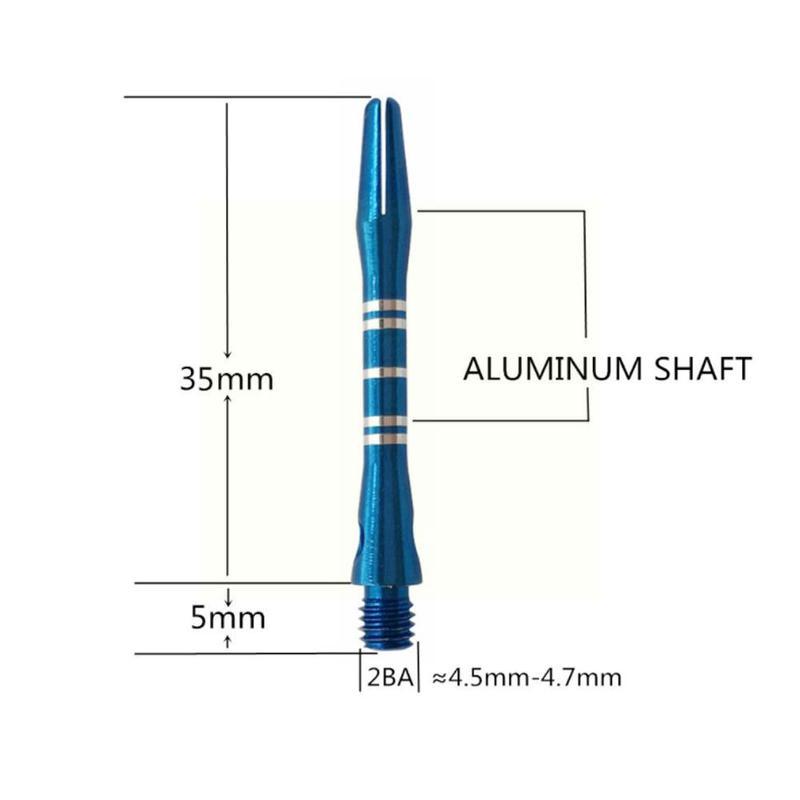 3 Pcs Aluminum Alloy Darts Rod 40mm Thread Short Rod Accessories Darts R3D2