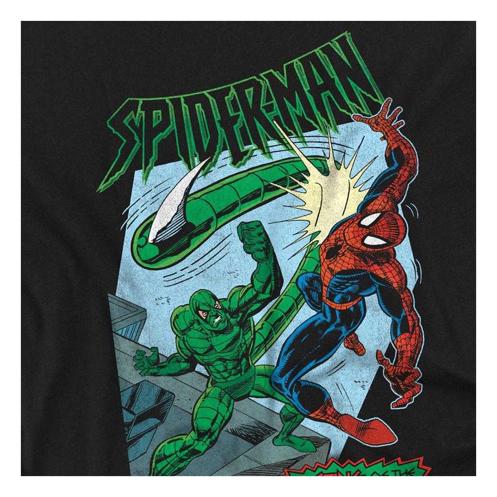 Spider-Man Unisex Adult Sting Of The Scorpion Retro Long-Sleeved T-Shirt