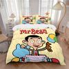 3Pcs Mr Bean'S Birthday Bash Bedding Set Quilt Cover Pillowcase Home Christmas Xmas Halloween Gift 1 Duvet Cover 2 Pillowcase M929353