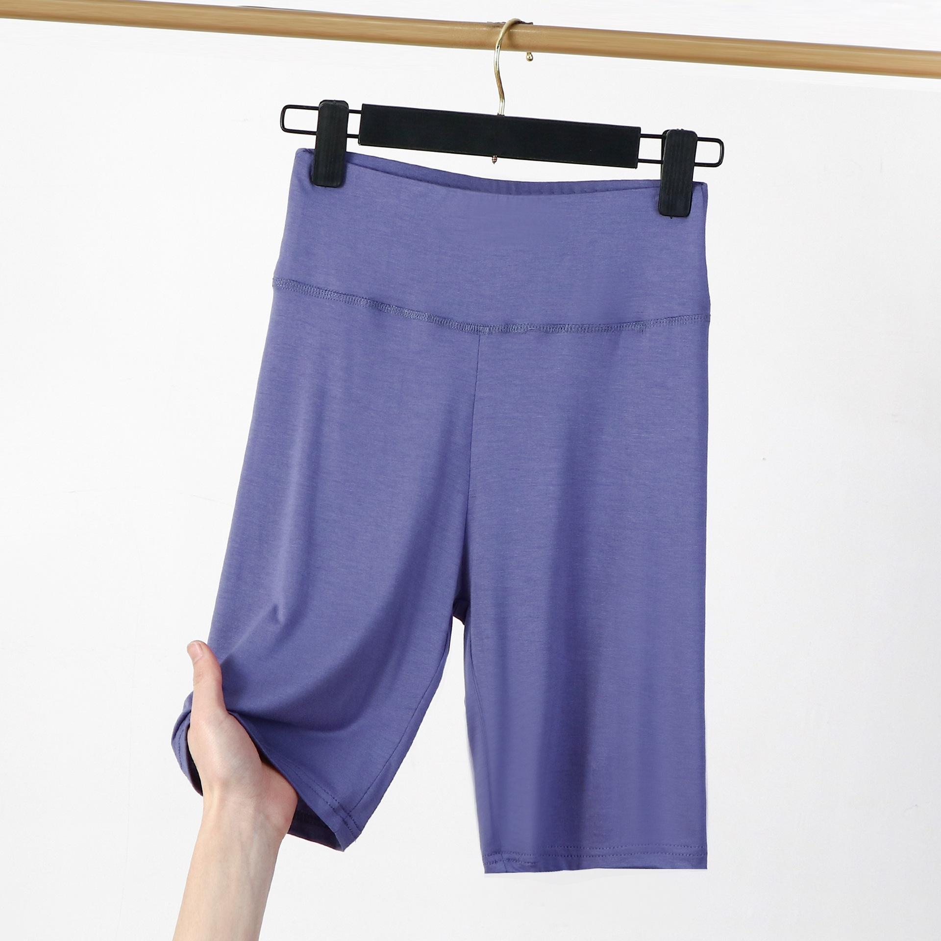 

Защитные шорты большого размера, хлопковые эластичные шорты для мальчиков с контролем живота, женские шорты с высокой талией и защитой от натирания, нижняя юбка, шорты 8XL 8XL фиолетовый