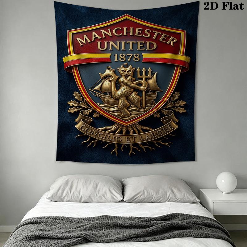 Manchester United Devils Here Threepiece Set 1 Duvet Cover 2 Pillowcase Without Core Christmas Birthday Gift Duvet Cover And Pillowcase