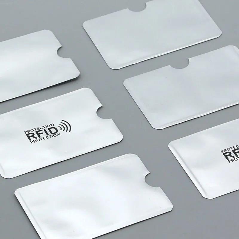 RFID Anti-Demagnetization Card Holder - Anti-Theft Aluminum Foil ID & Credit Card Shielding Cover