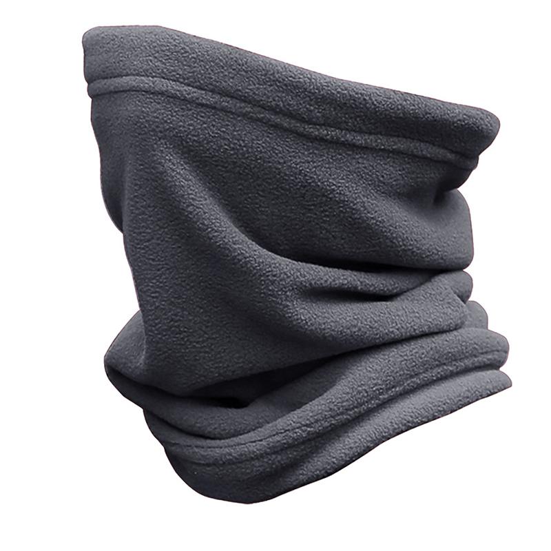 Winter Fleece Scarf Thermal Neck Windproof Scarves Neck Scarf Warmer Drawstring Windproof Face Cover Motorcycle Scarf Headband