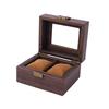 2/3/6/10/12 Grid Watch Box Wood Watch Cases Display Holder Wristwatch Organizer Jewelry Gift Box with Clear Lid & Pillow