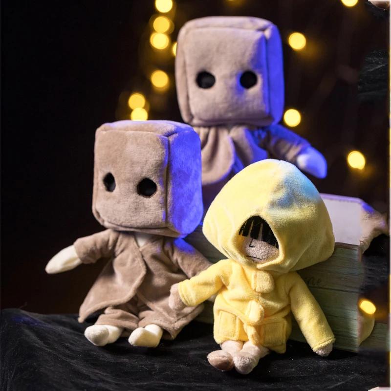 Anime Little Nightmares Plush Toy Cartoon Six Nomes Box Plushie Figure Adventure Game Stuffed Dolls Fan Collection Xmas Gifts