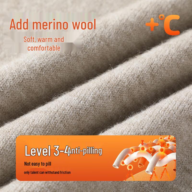 JEEP SPIRIT Men's Heavyweight Warm Knit Sweater