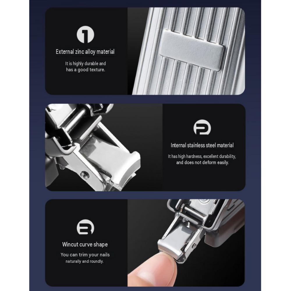 Nail Clippers Inside a Suitcase Miniature Keyring