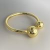 Xiaomi 100% Solid 925 Sterling Silver Metal Bracelet for Women Vintage Gold Handmade Simple Big Ball Bracelet Birthday Gift Party