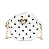 Pu Small Crossbody Bag For Women With Chain Strap And Zip Closure For Daily Use