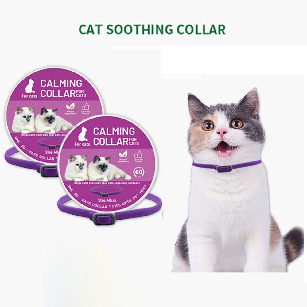 48cm Beruhigendes Halsband für Katzen 60ml Beruhigendes Halsband Tragbares Beruhigungsspray